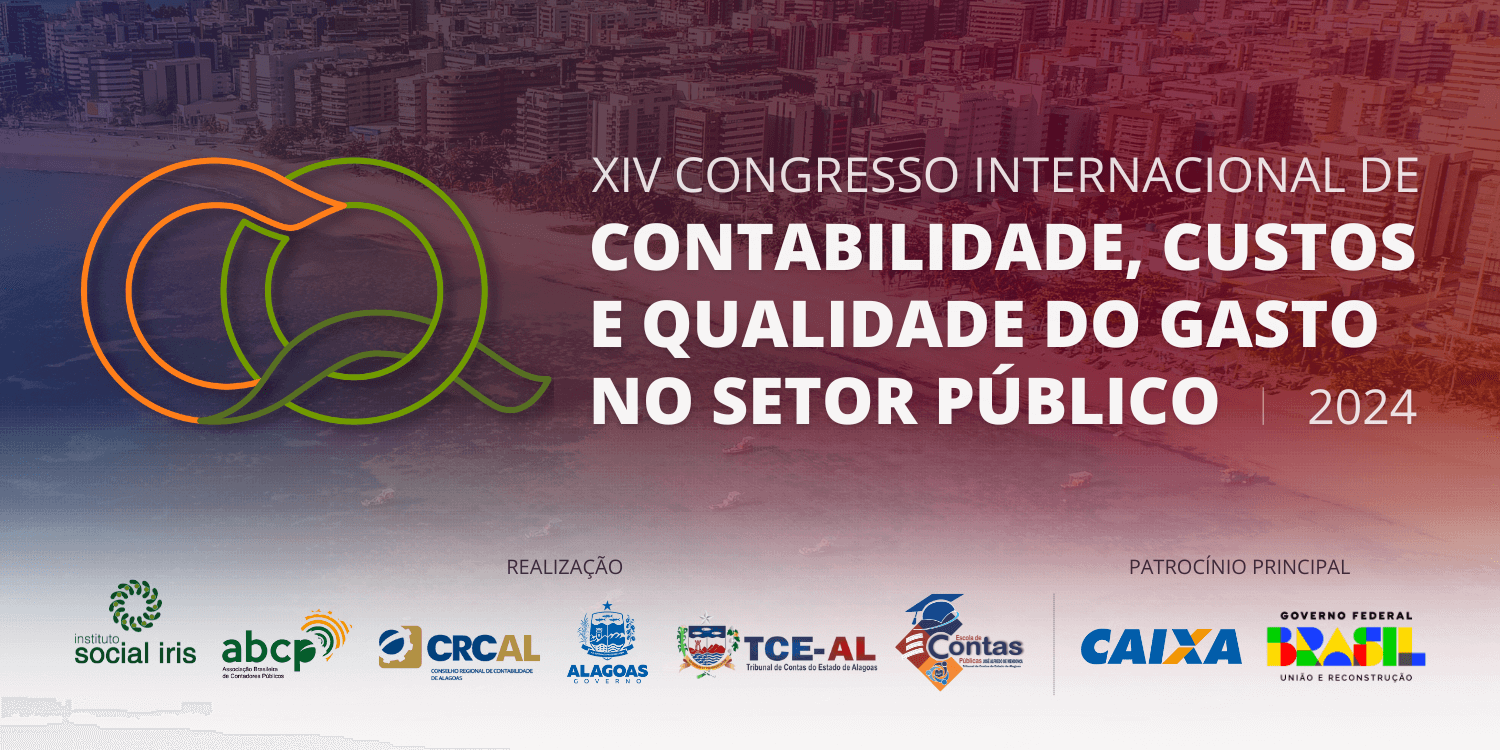 Imagem de cabeçalho  - 14º Congresso Internacional de Contabilidade, Custos e Qualidade do Gasto no Setor Público