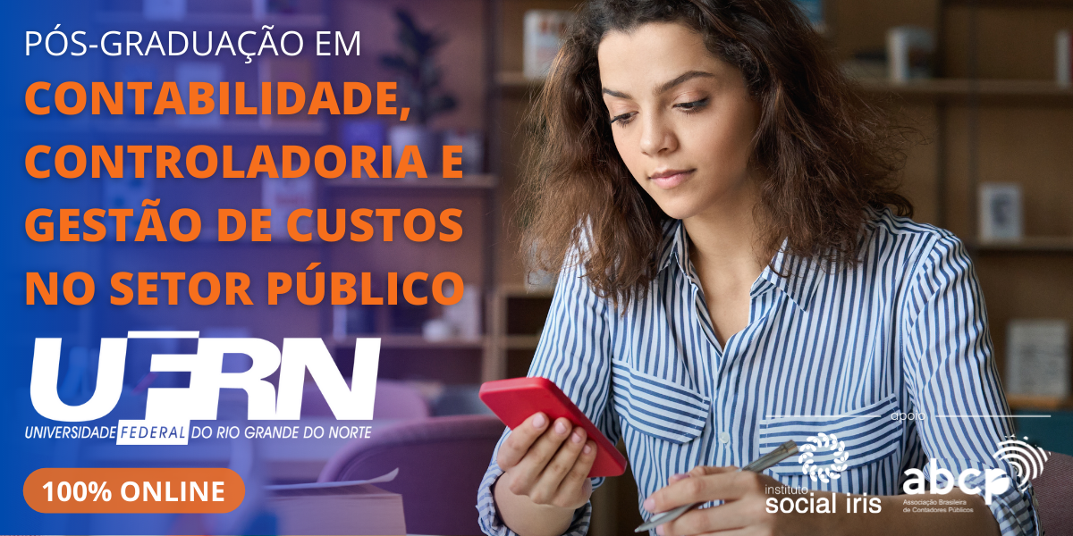 Capa Pós-Graduação em Contabilidade, Controladoria e Gestão de Custos no Setor Público