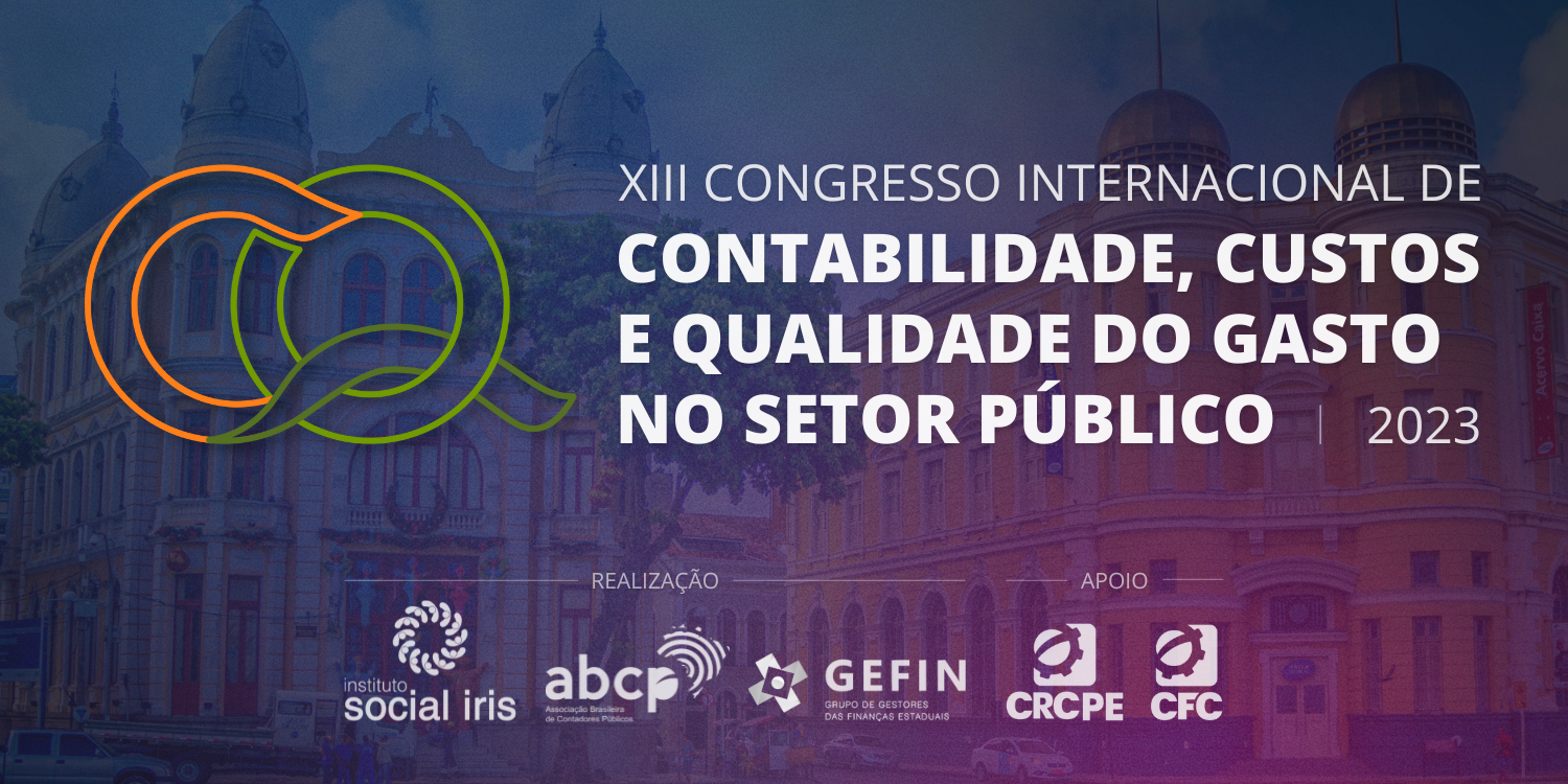 Imagem de cabeçalho 13º Congresso Internacional de Contabilidade, Custos e Qualidade do Gasto no Setor Público